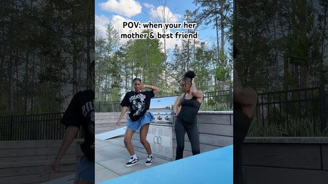 Mom and daughter dancing #shorts Mom and daughter dancing #shorts