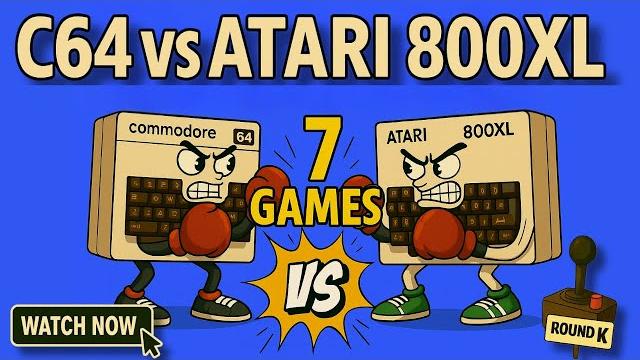 C64 vs atari 800xl: 7 classic “k” games battle! C64 vs atari 800xl: 7 classic “k” games battle!