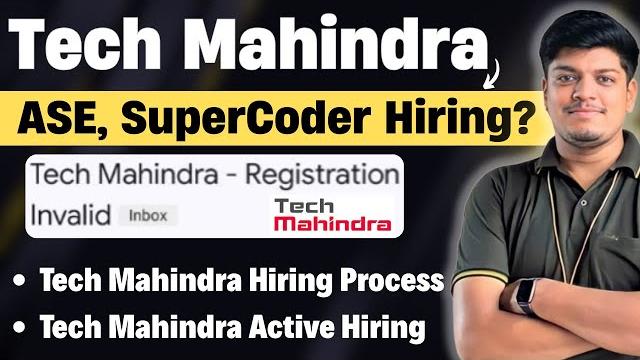 Tech mahindra ase, supercoder hiring update | invalid registration mail | mahindra active hiring Tech mahindra ase, supercoder hiring update | invalid registration mail | mahindra active hiring