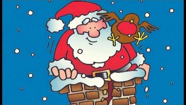 When santa got stuck up the chimney-kidzone When santa got stuck up the chimney-kidzone