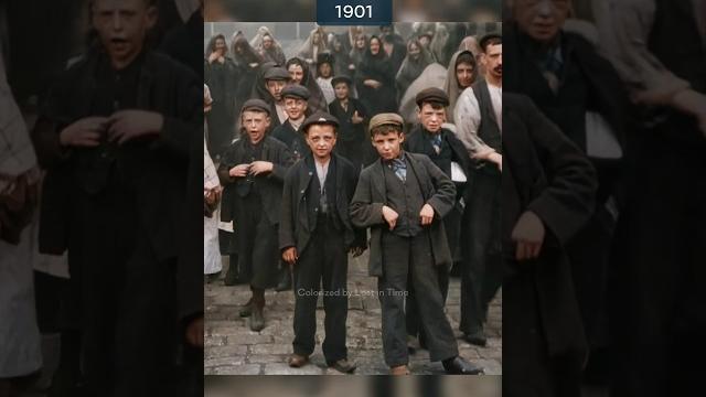 Factory workers in england 123 years ago! #colorized #shorts Factory workers in england 123 years ago! #colorized #shorts