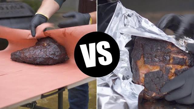 Butcher paper vs. foil for barbecue Butcher paper vs. foil for barbecue