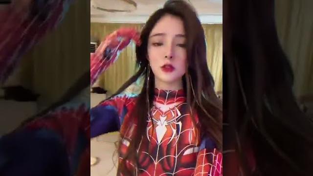 Spiderman versi cewek #shorts Spiderman versi cewek #shorts
