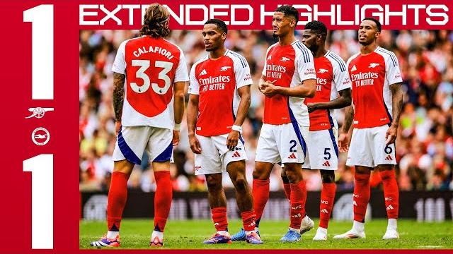 Extended highlights | arsenal vs brighton & hove albion (1-1) | havertz scores in controversial draw Extended highlights | arsenal vs brighton & hove albion (1-1) | havertz scores in controversial draw