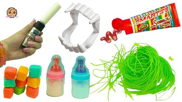 The craziest candy ever! weird spray candy, eating crayons The craziest candy ever! weird spray candy, eating crayons
