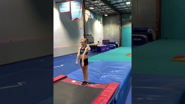 Handspring clean up! #shorts Handspring clean up! #shorts