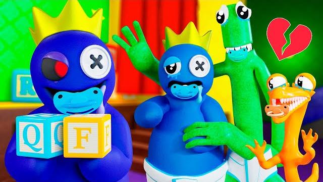 Baby blue.exe vs baby blue! rainbow friends animation Baby blue.exe vs baby blue! rainbow friends animation