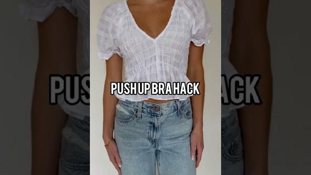 Diy push up bra hack Diy push up bra hack