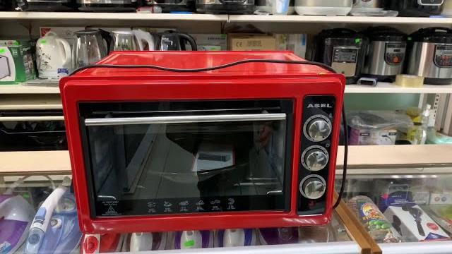 Электродуховка asel af-0023 red 33 л Электродуховка asel af-0023 red 33 л