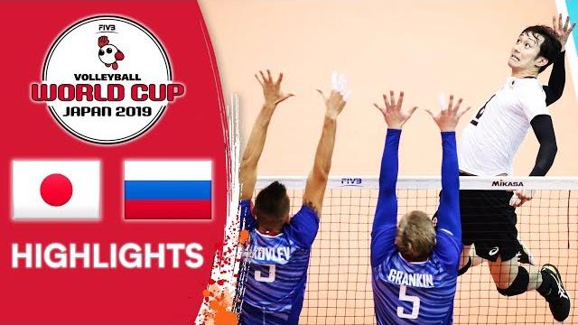 Japan vs. russia - highlights | men's volleyball world cup 2019 Japan vs. russia - highlights | men's volleyball world cup 2019