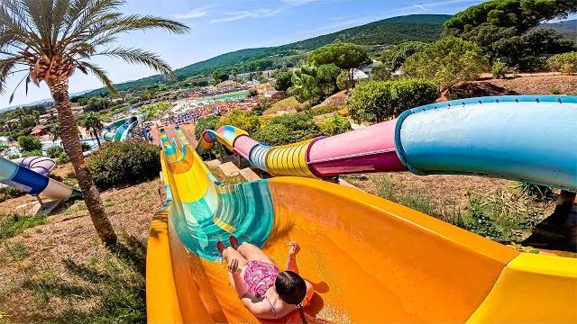 Waterslides at aqualand sainte-maxime Waterslides at aqualand sainte-maxime