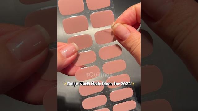 Beige nude nails ideas for 2024#nailart #nails #naildesign #nailstyle #nailartdesigns #gelnails Beige nude nails ideas for 2024#nailart #nails #naildesign #nailstyle #nailartdesigns #gelnails