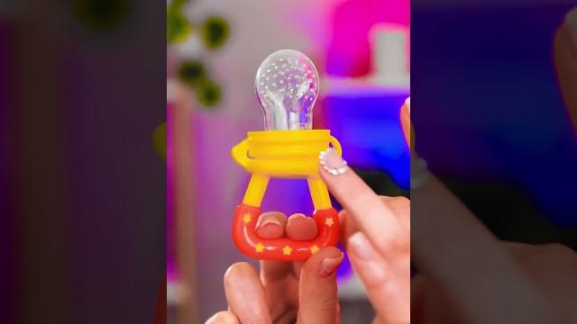 Diy pacifier!#shorts #123go #parenthack Diy pacifier!#shorts #123go #parenthack