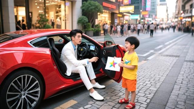 “can you be my dad?” the ceo takes a closer look at the boy—he’s clearly a mini version of himself “can you be my dad?” the ceo takes a closer look at the boy—he’s clearly a mini version of himself
