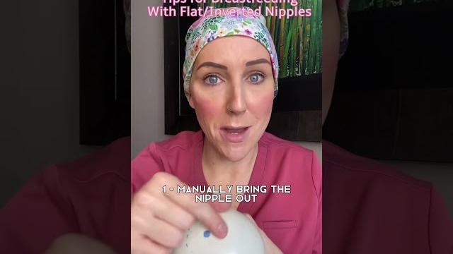 Feeding with inverted/flat nipples! #laboranddelivery #breastfeeding #breastfeedingtips #childbirth Feeding with inverted/flat nipples! #laboranddelivery #breastfeeding #breastfeedingtips #childbirth