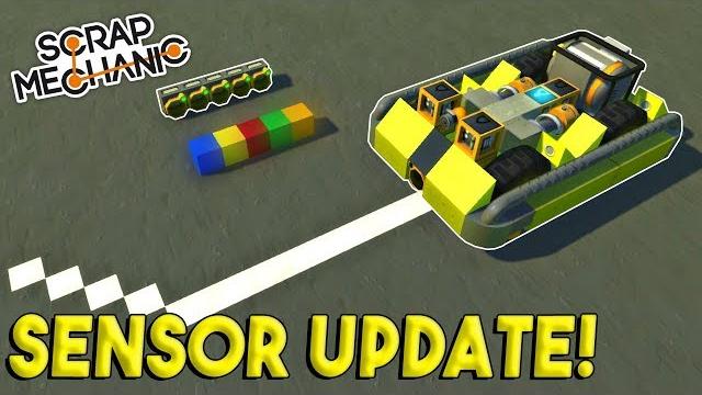 Color detection sensor update! - scrap mechanic update gameplay - ai color sensing bot Color detection sensor update! - scrap mechanic update gameplay - ai color sensing bot