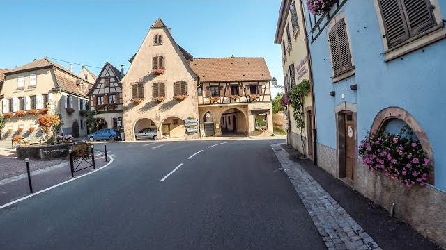 Alsace wine route - indoor cycling training Alsace wine route - indoor cycling training