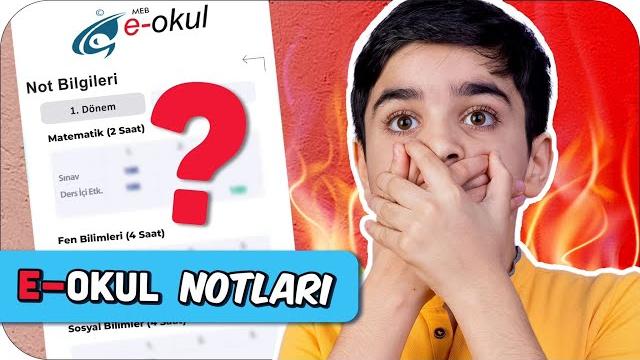 Öğrenci̇leri̇n e-okul notlarini i̇nceledi̇k Öğrenci̇leri̇n e-okul notlarini i̇nceledi̇k