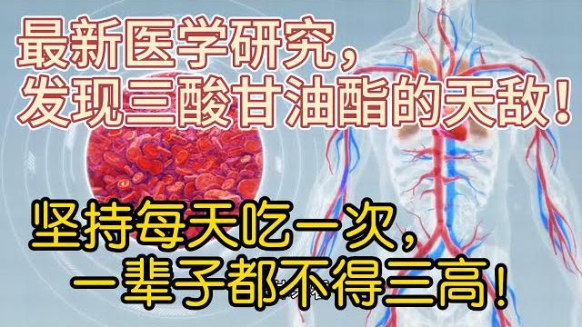最新医学研究,发现三酸甘油酯的天敌!坚持每天吃一次,一辈子都不得三高! 最新医学研究,发现三酸甘油酯的天敌!坚持每天吃一次,一辈子都不得三高!