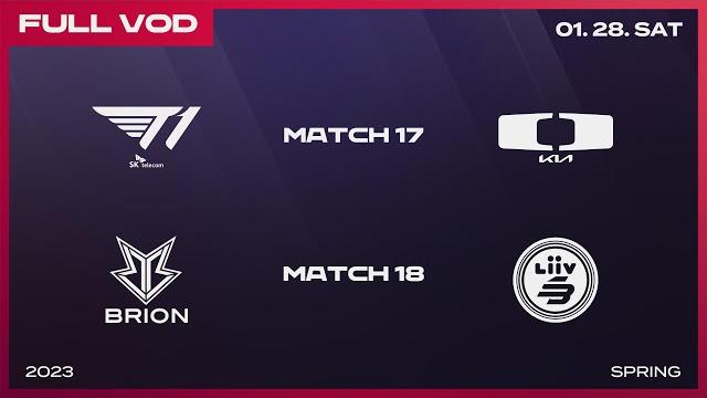 T1 vs dk - bro vs lsb | 2023 lck spring split T1 vs dk - bro vs lsb | 2023 lck spring split