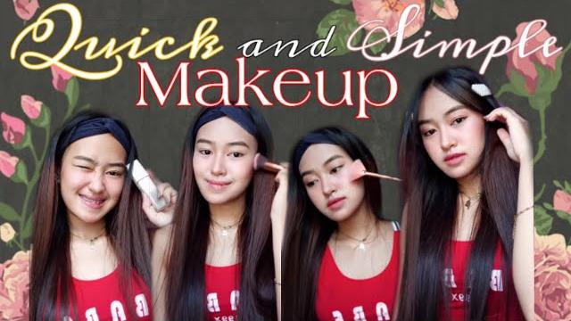 Quick and simple makeup tutorial Quick and simple makeup tutorial