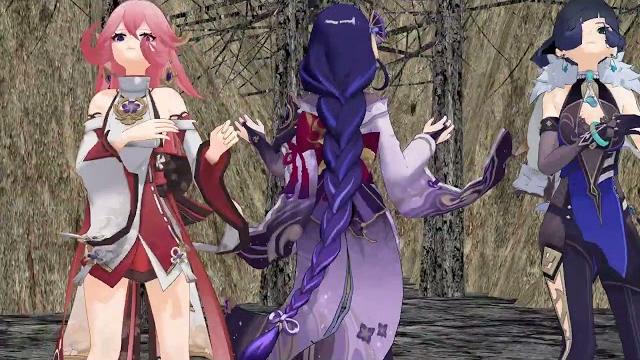 Echo: genshin impact mmd Echo: genshin impact mmd