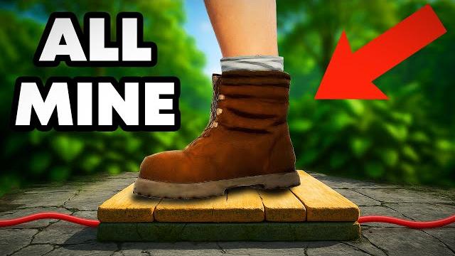 I built a jungle trap base in rust I built a jungle trap base in rust