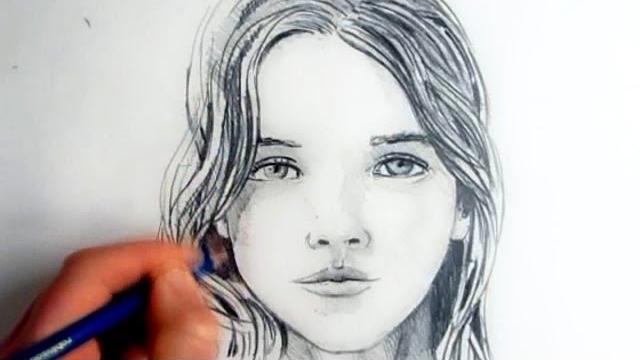 How to draw a female face: step by step How to draw a female face: step by step