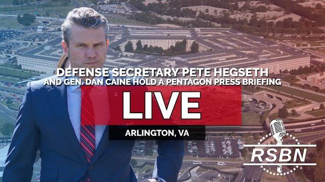 Live: defense secretary pete hegseth and gen. dan caine hold a pentagon press briefing - 6/22/25 Live: defense secretary pete hegseth and gen. dan caine hold a pentagon press briefing - 6/22/25