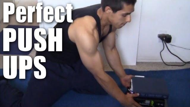 How to do perfect form push ups by using books! How to do perfect form push ups by using books!