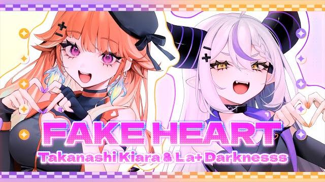 【cover】fake heart / takanashi kiara x la+ darknesss 【cover】fake heart / takanashi kiara x la+ darknesss