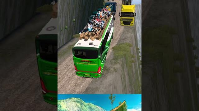 Overloaded passenger with horror road || dangerous road in the world - euro truck simulator 2 | Overloaded passenger with horror road || dangerous road in the world - euro truck simulator 2 |