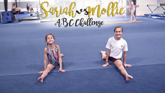 Sariah vs mollie abc gymnastics challenge| sariah sgg Sariah vs mollie abc gymnastics challenge| sariah sgg