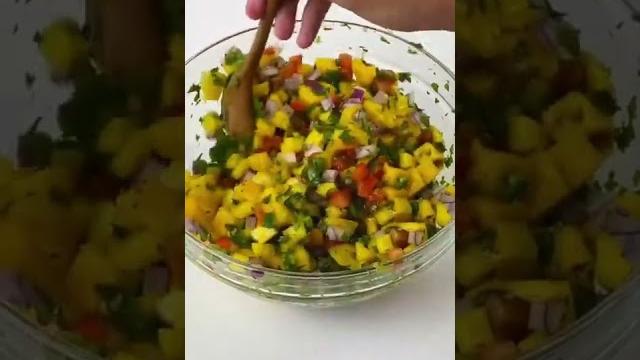Ultimate mango salsa @healthyfoodiegirl Ultimate mango salsa @healthyfoodiegirl