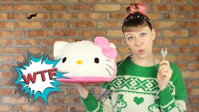 Wtf - hello kitty foot warmer Wtf - hello kitty foot warmer