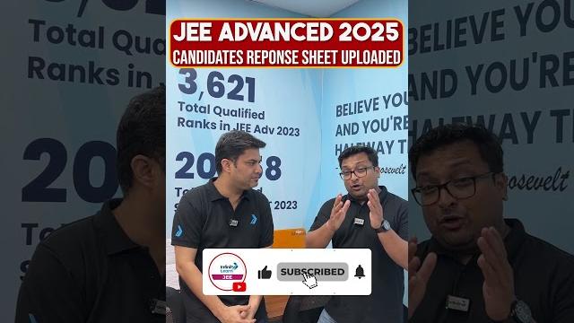 Jee advanced 2025 candidates' response sheet released | check now | #ntalatestupdate #responsesheet Jee advanced 2025 candidates' response sheet released | check now | #ntalatestupdate #responsesheet