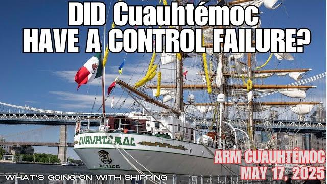 Cuauhtemoc voyage: south street to the brooklyn bridge | did the controllable pitch propeller fail? Cuauhtemoc voyage: south street to the brooklyn bridge | did the controllable pitch propeller fail?