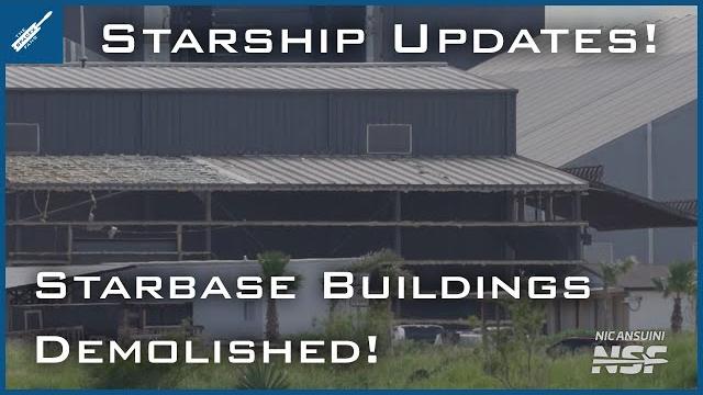 Spacex starship updates! starbase buildings demolished for starfactory expansion! thespacexshow Spacex starship updates! starbase buildings demolished for starfactory expansion! thespacexshow