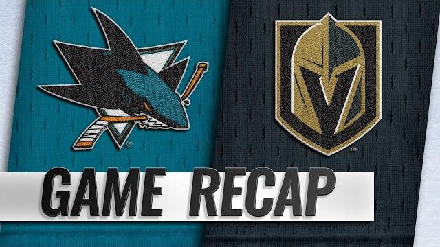 Shorthanded prowess helps golden knights top sharks Shorthanded prowess helps golden knights top sharks