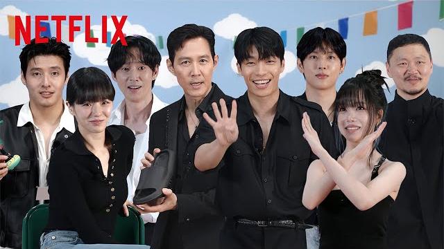 Squid game 2 stars try games from around the world | netflix Squid game 2 stars try games from around the world | netflix