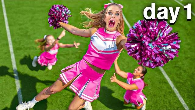 Transforming into a cheerleader for daughter Transforming into a cheerleader for daughter