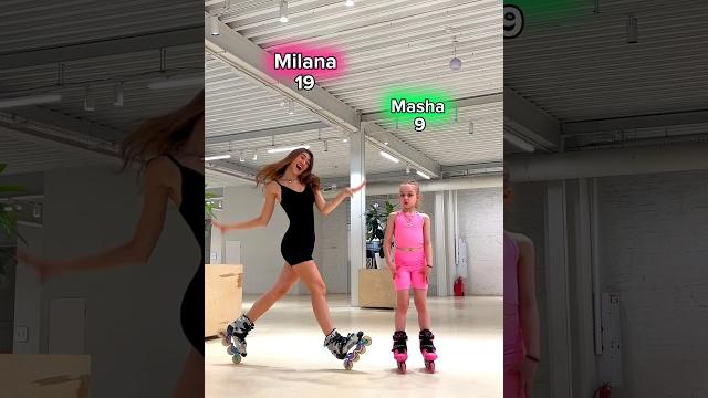 Who did it better? milana or masha? #shorts #short Who did it better? milana or masha? #shorts #short