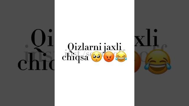 Yigitlarni jahli chiqsa qizlarni jahli chiqsa Yigitlarni jahli chiqsa qizlarni jahli chiqsa