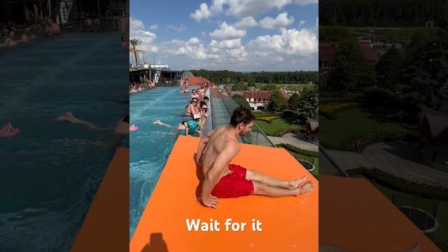 We built the most extreme water slide We built the most extreme water slide
