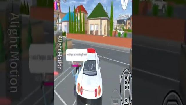 Sakura school simulator part 2 || broke the police car #shorts Sakura school simulator part 2 || broke the police car #shorts