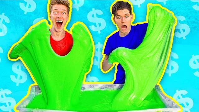 $1000 slime challenge! most expensive diy giant fluffy slime!! $1000 slime challenge! most expensive diy giant fluffy slime!!
