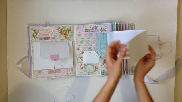 Скрапбукинг большой альбом для девочки на 300+ фото / baby girl first year scrapbook album Скрапбукинг большой альбом для девочки на 300+ фото / baby girl first year scrapbook album