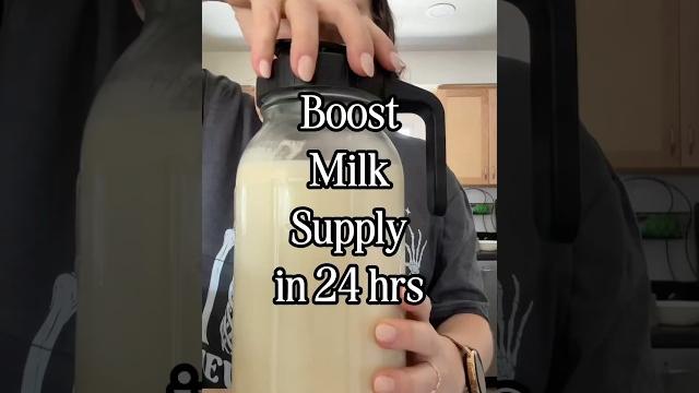 Boost milk supply in 24 hours Boost milk supply in 24 hours