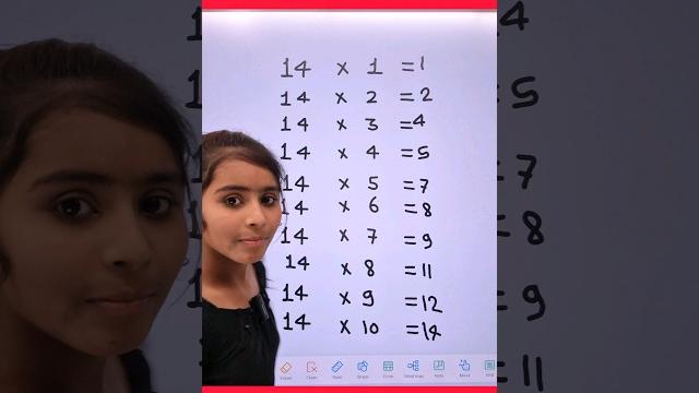 14 ka table with easy trick | table of 14 | 14 का टेबल | 14 ka pahada #tabletrick #explain4u #table 14 ka table with easy trick | table of 14 | 14 का टेबल | 14 ka pahada #tabletrick #explain4u #table