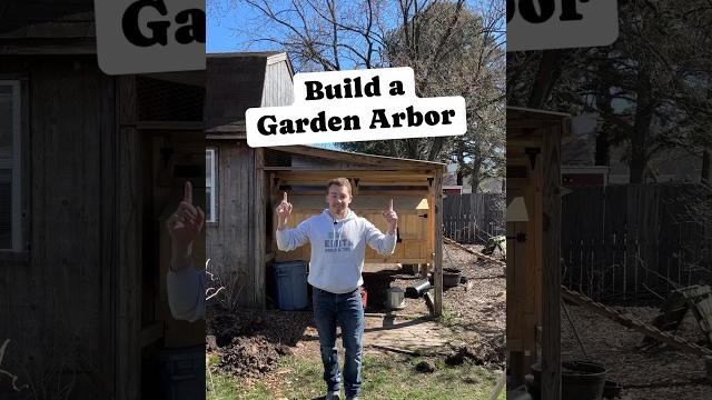 Build a diy garden arbor! Build a diy garden arbor!